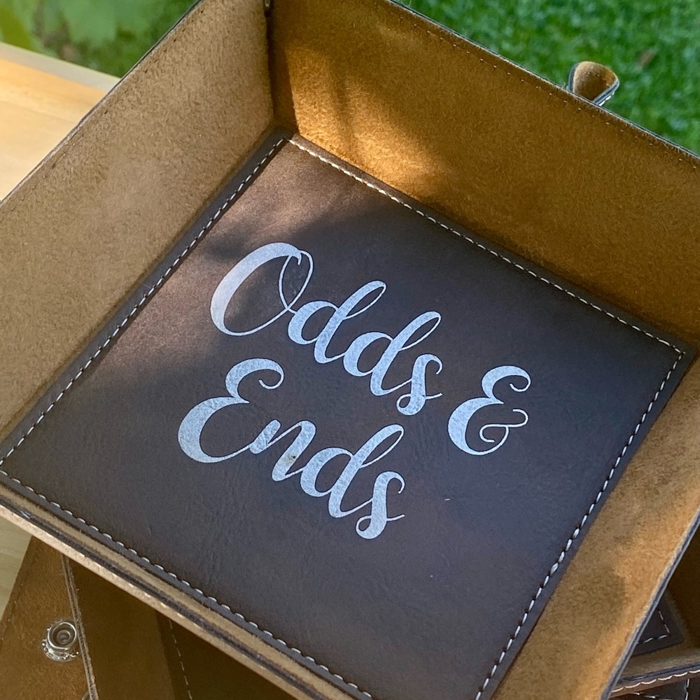 Leather Trinket Tray